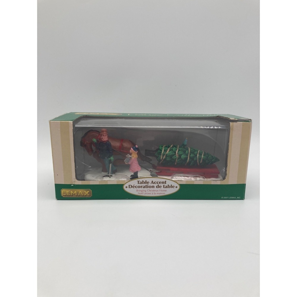 Lemax Village Collection Bringing Christmas Home Table Accent 73636 In Box 2007